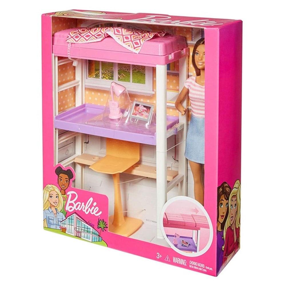 BARBIE BEBEK VE ODA SETLERI CALISMA MASASI DVX51-FXG52 Toystop FXG52