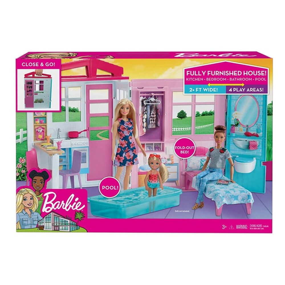 BARBIE TASINABILIR PORTATIF EVI FXG54 Toystop FXG54