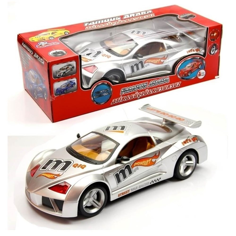 U/K F/F SARJLI 1:12 FAMOUS ARABA GRI MODEL Toystop G03005R G