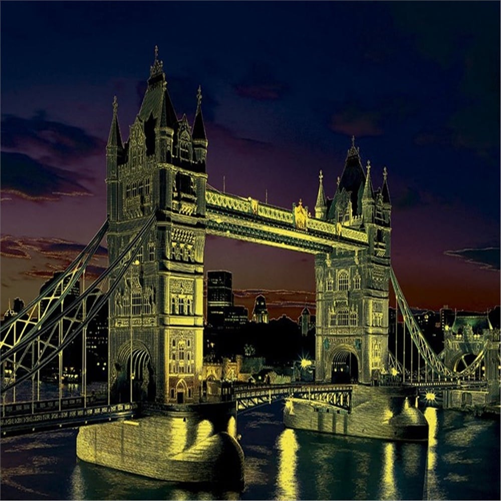 EDUCA 1000 PARCA NEON PUZZLE TOWER BRIDGE Toystop HD10113