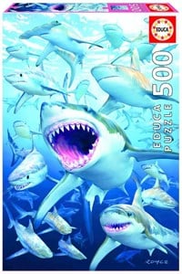 EDUCA 500 PARCA SHARK CLUB PUZZLE Toystop HD10785