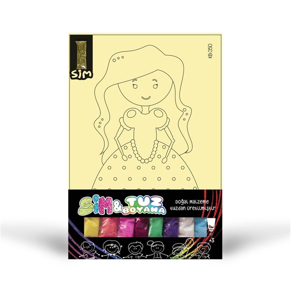 PRENSES SIMLI TUZ BOYAMA Toystop KB-350