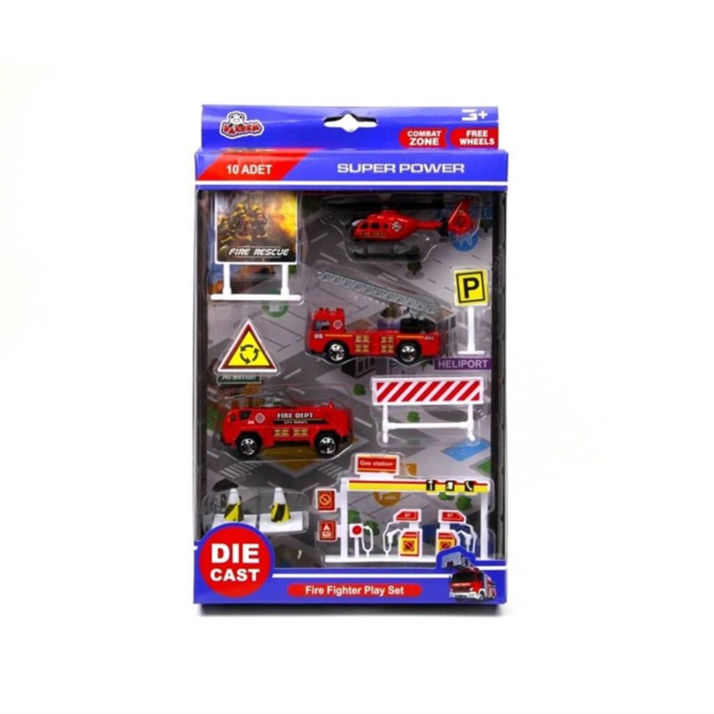 10 PARCA 1:64 KURTARICI ARACLAR Toystop KSFV47
