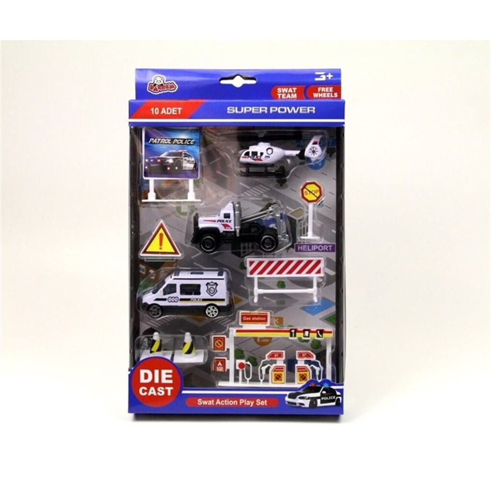 10 PARCA 1:64 KURTARICI ARACLAR Toystop KSFV47
