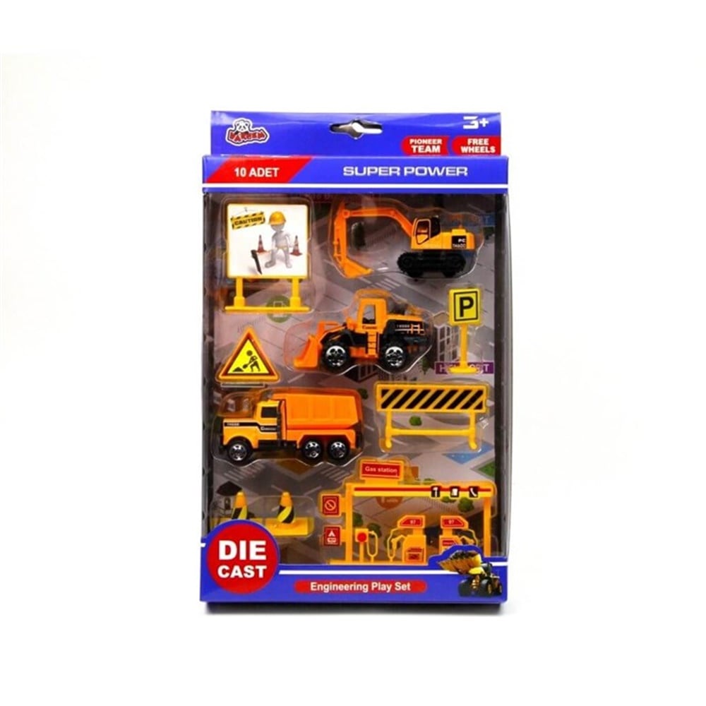 10 PARCA 1:64 KURTARICI ARACLAR Toystop KSFV47