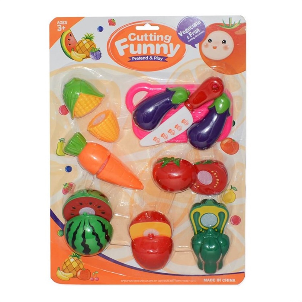 KARTELA YAPISKANLI MEYVE SEBZE Toystop KZL8101