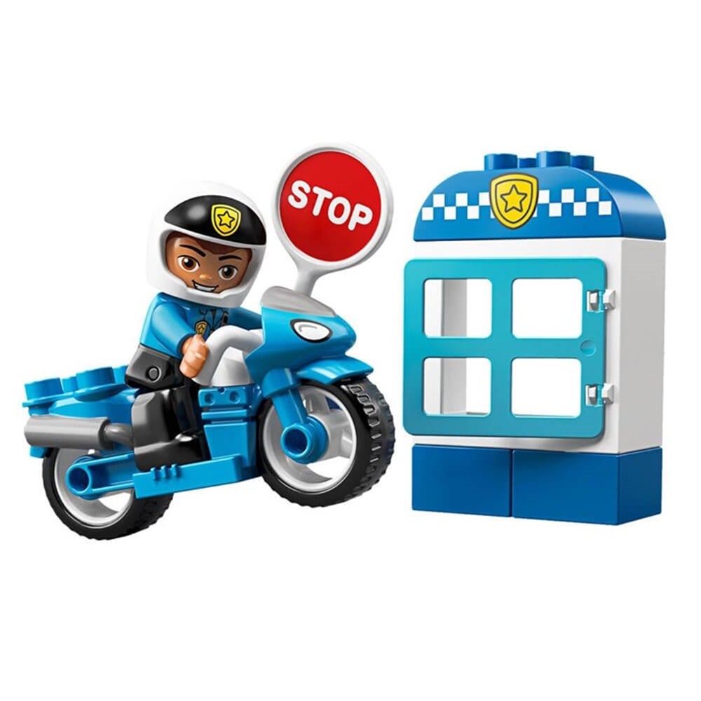 LEGO DUPLO TOWN POLIS MOTOSIKLETI 10900 Toystop LED10900