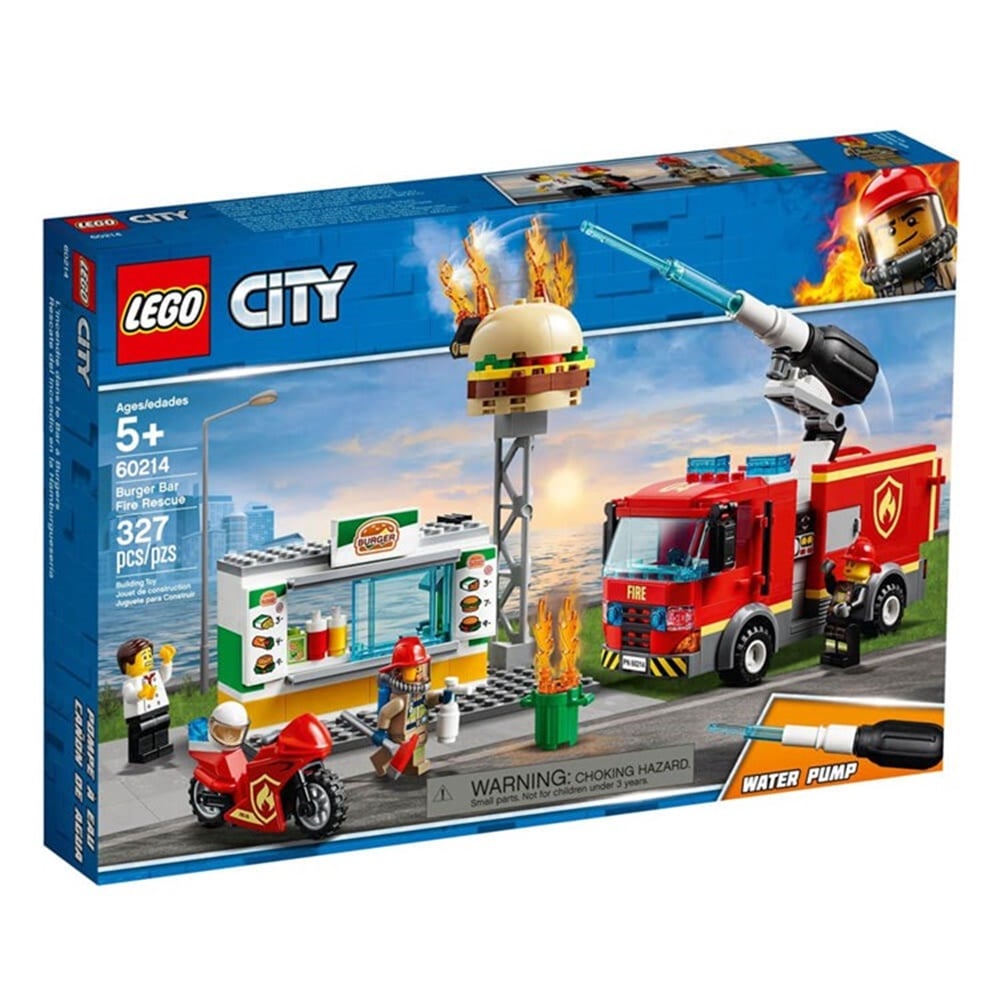 LEGO CITY HAMBURGERCI YANGIN SONDURME OPERASYOUN 60214 Toystop LSC60214