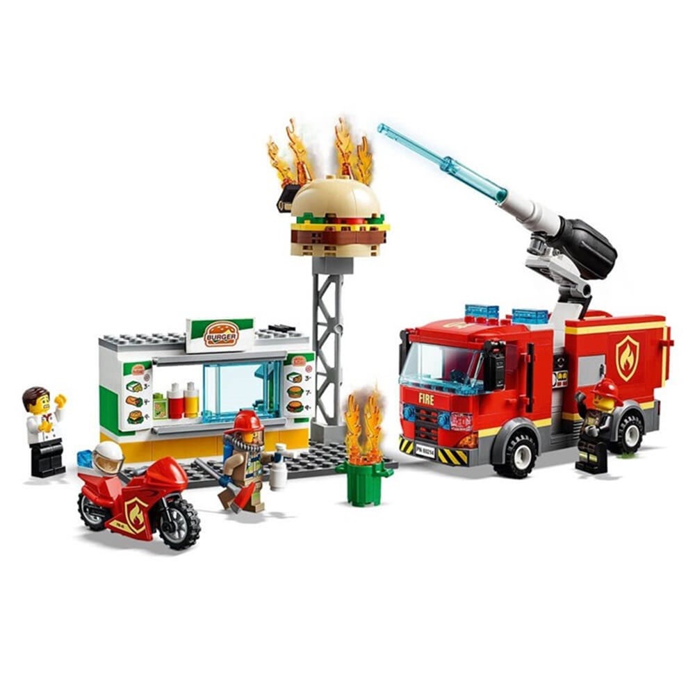 LEGO CITY HAMBURGERCI YANGIN SONDURME OPERASYOUN 60214 Toystop LSC60214
