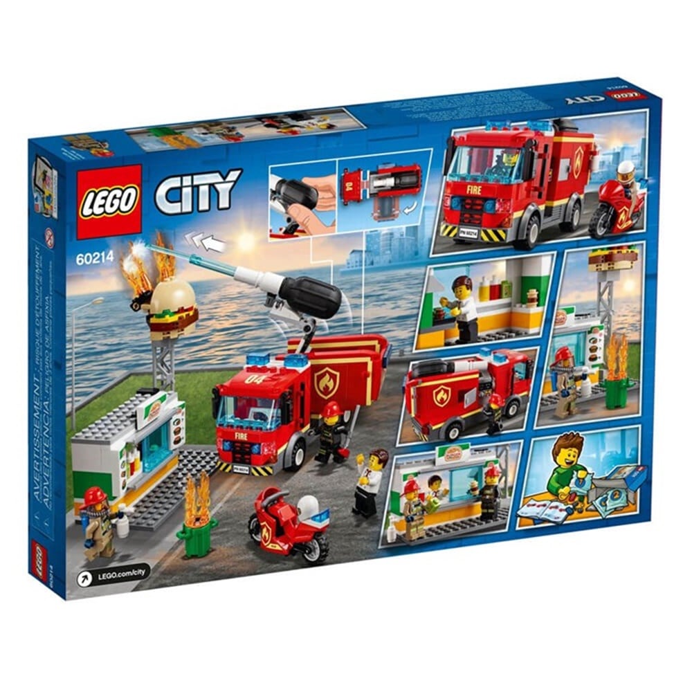 LEGO CITY HAMBURGERCI YANGIN SONDURME OPERASYOUN 60214 Toystop LSC60214