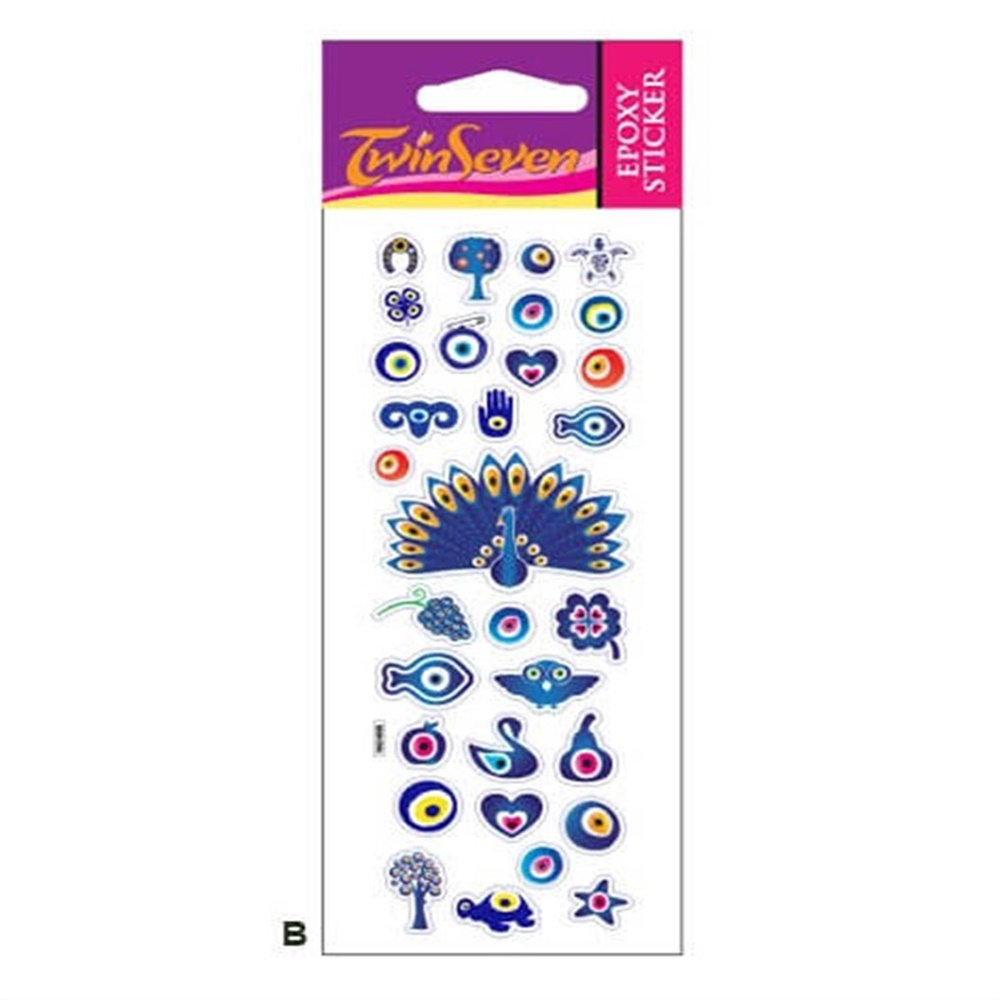 NAZAR BONCUK-3 EPOXY STICKER Toystop NAZ-005