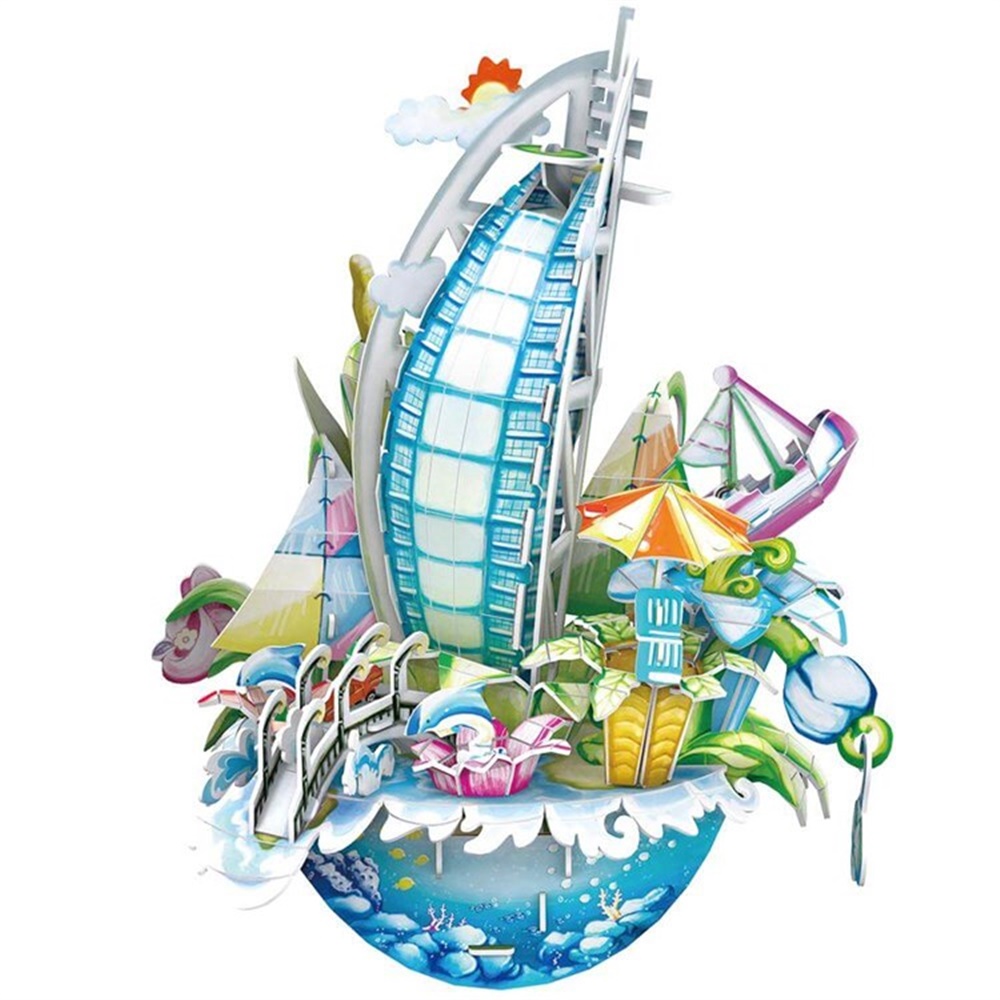 CUBICFUN 3D 57 PARCA PUZZLE DUBAI SEHRI Toystop ORC3202