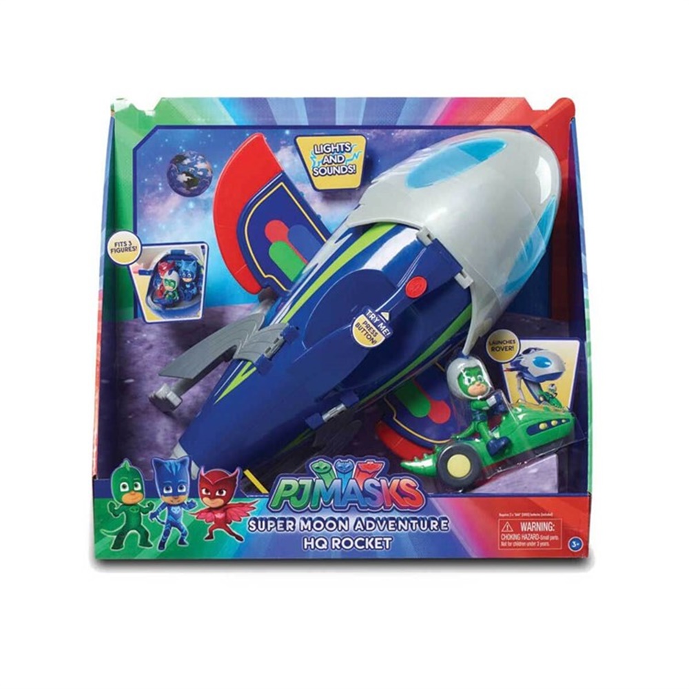PJ MASKELILER SESLI ISIKLI SUPER AY ROKETI Toystop PJU02000