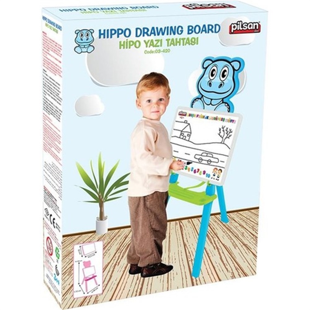 PILSAN HIPO YAZI TAHTASI MAVI Toystop PLS03420 M