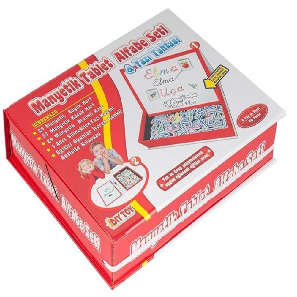 DIYTOY MANYETIK TABLET ALFABE SETI Toystop T00036791