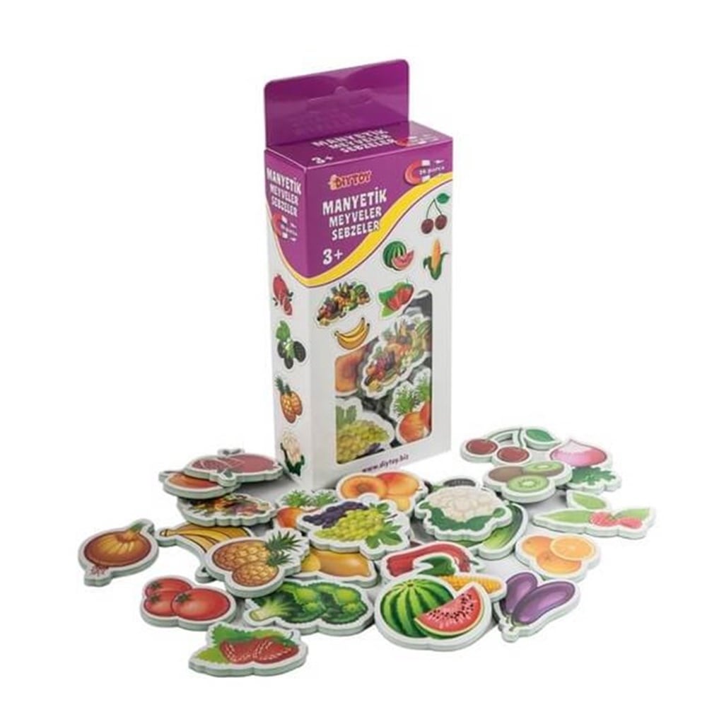 DIYTOY MANYETIK MEYVELER SEBZELER Toystop T02001307