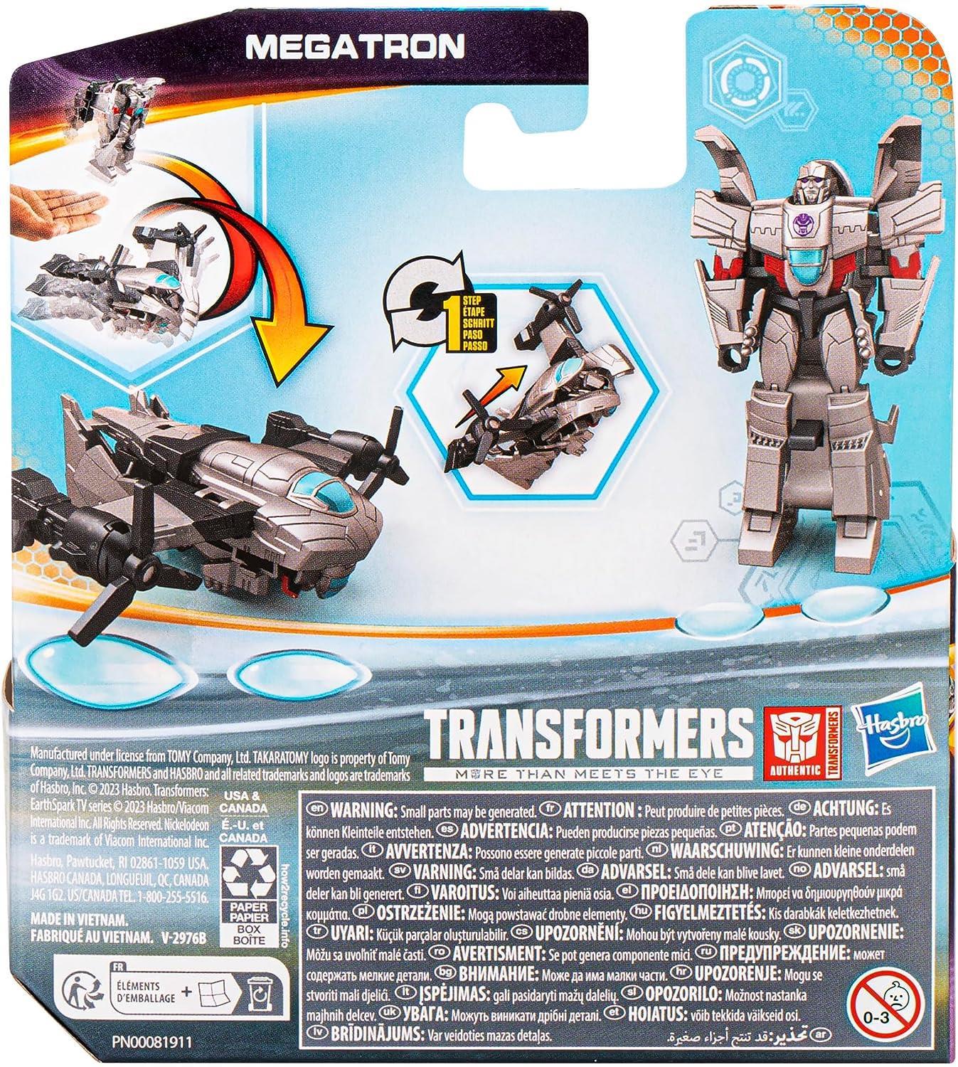 Transformers Earthspark Tek Adımda Dönüşen Figür Megatron F6229-F6720 Transformers F6720