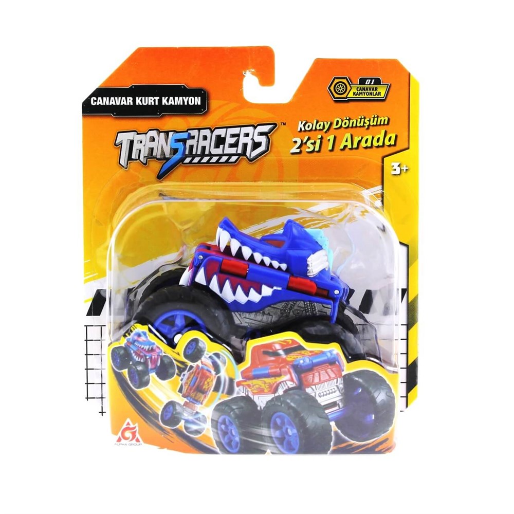 Transracers Monster Araçlar Canavar Kurt Kamyon Transracers 463875-A1