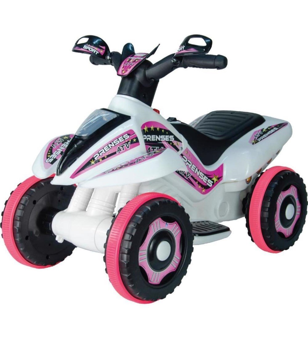 UJ Toys Akülü Atv 6V Safari Beyaz Prenses UJ Toys UJ SP001