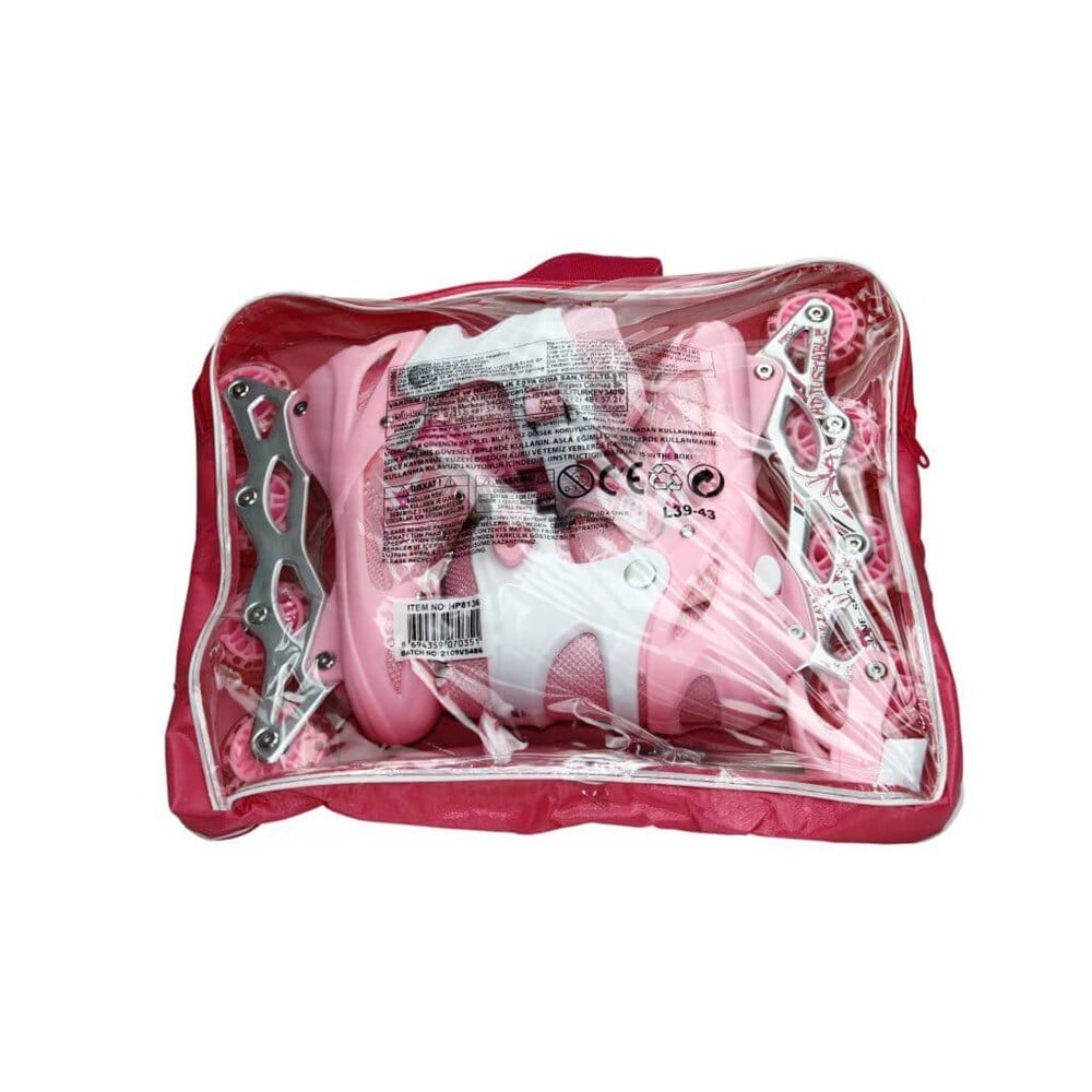 Alıştırma ve Sıralı 39-43 Pembe 2'si 1 Arada Paten Vardem HP8135 L P