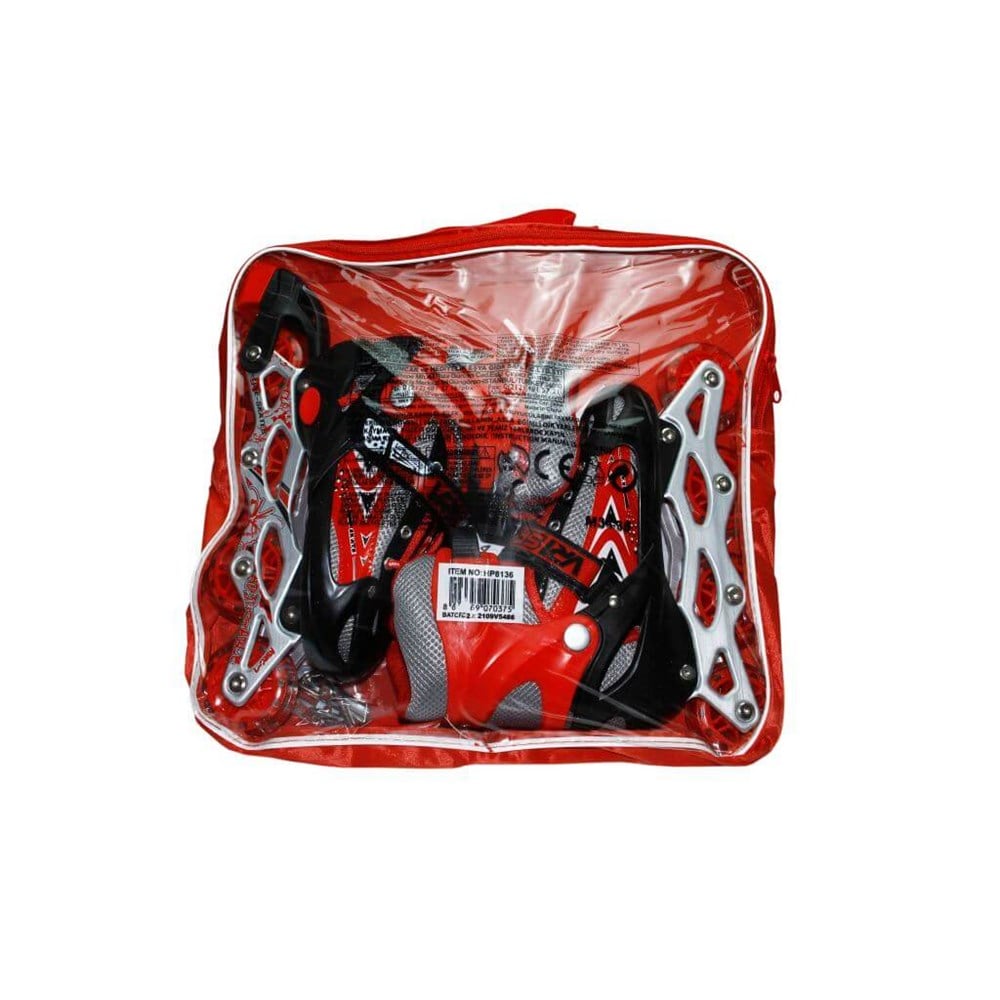 Alıştırma ve Sıralı 34-38 Kırmızı 2'si 1 Arada Paten Vardem HP8136 M K