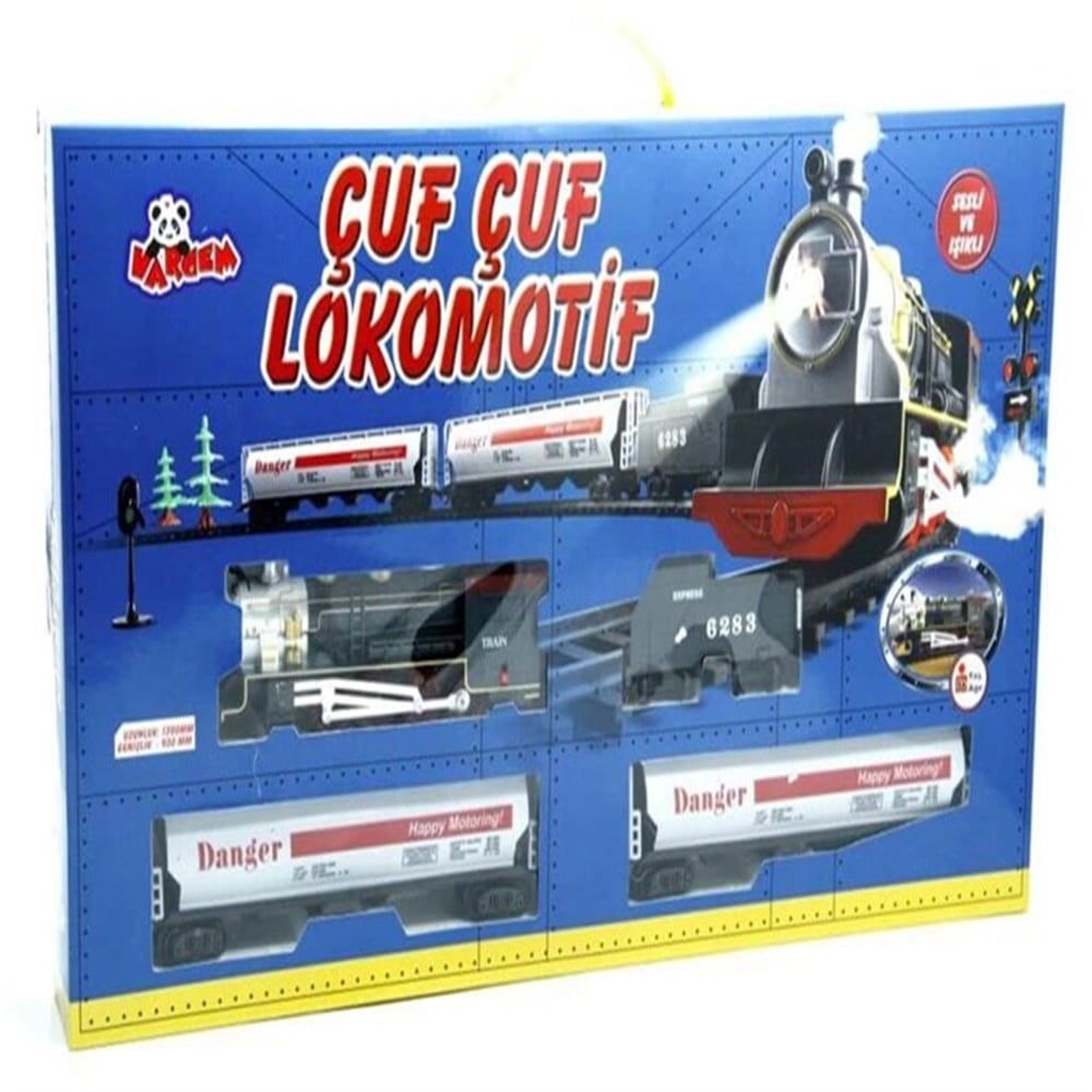Vardem Kutulu Küçültülmüş Işıklı Sesli Model Tren N400J/22831 Vardem N400J/22831