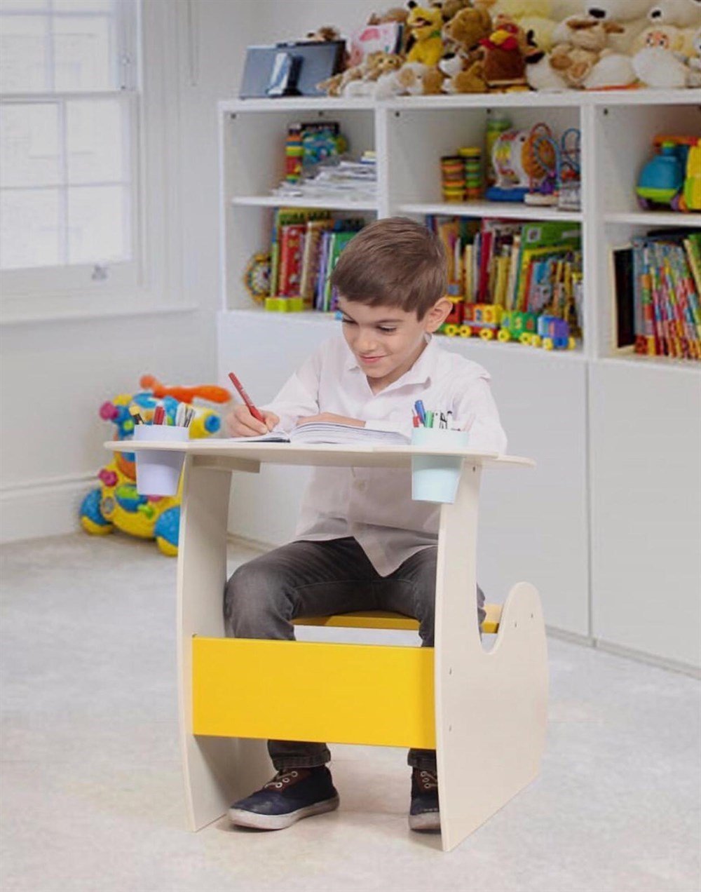 Viviki Boyama Çalışma Masası Sarı Viviki VVK CM S