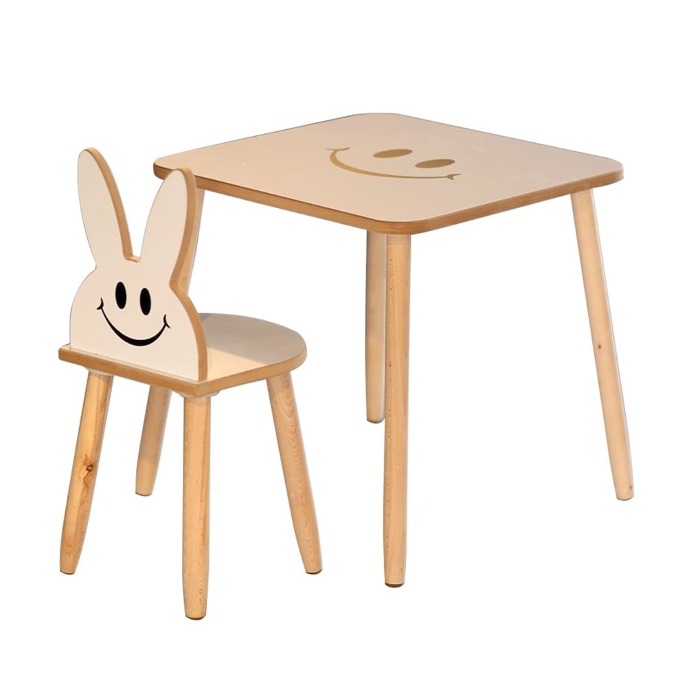 Viviki Tavşan Masa Sandalye Takımı Viviki VVK MS T