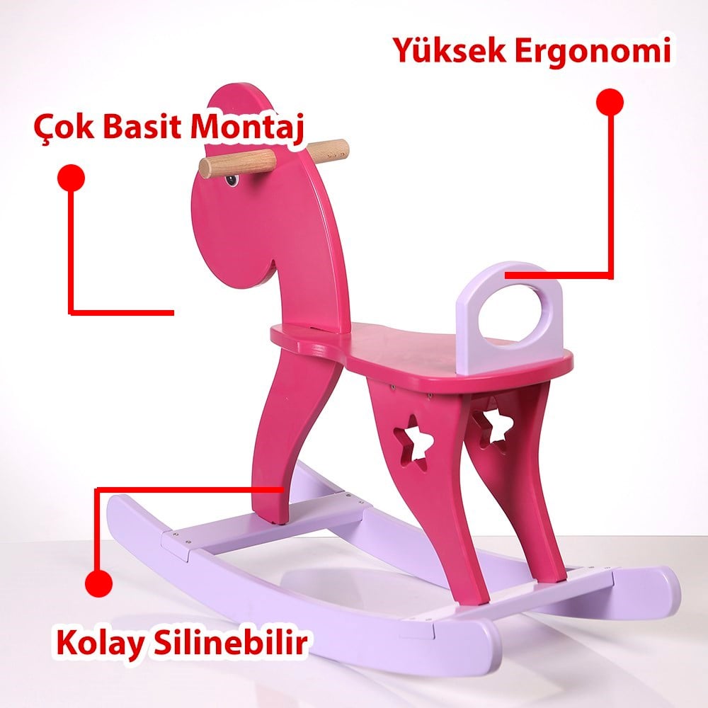 Viviki Sallanan Dino Kırmızı Viviki VVK SD K