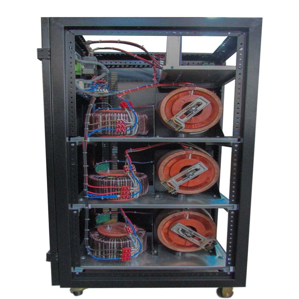 6 KVA Trifaze Tam Otomatik Servo Voltaj Regülatör Korumalı 275-450V