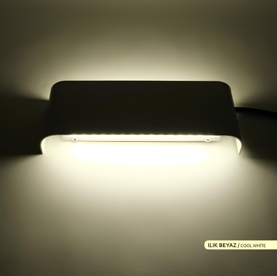 Ack 23x9 cm Led Led Duvar Apliği Ilık Beyaz AH07-03210