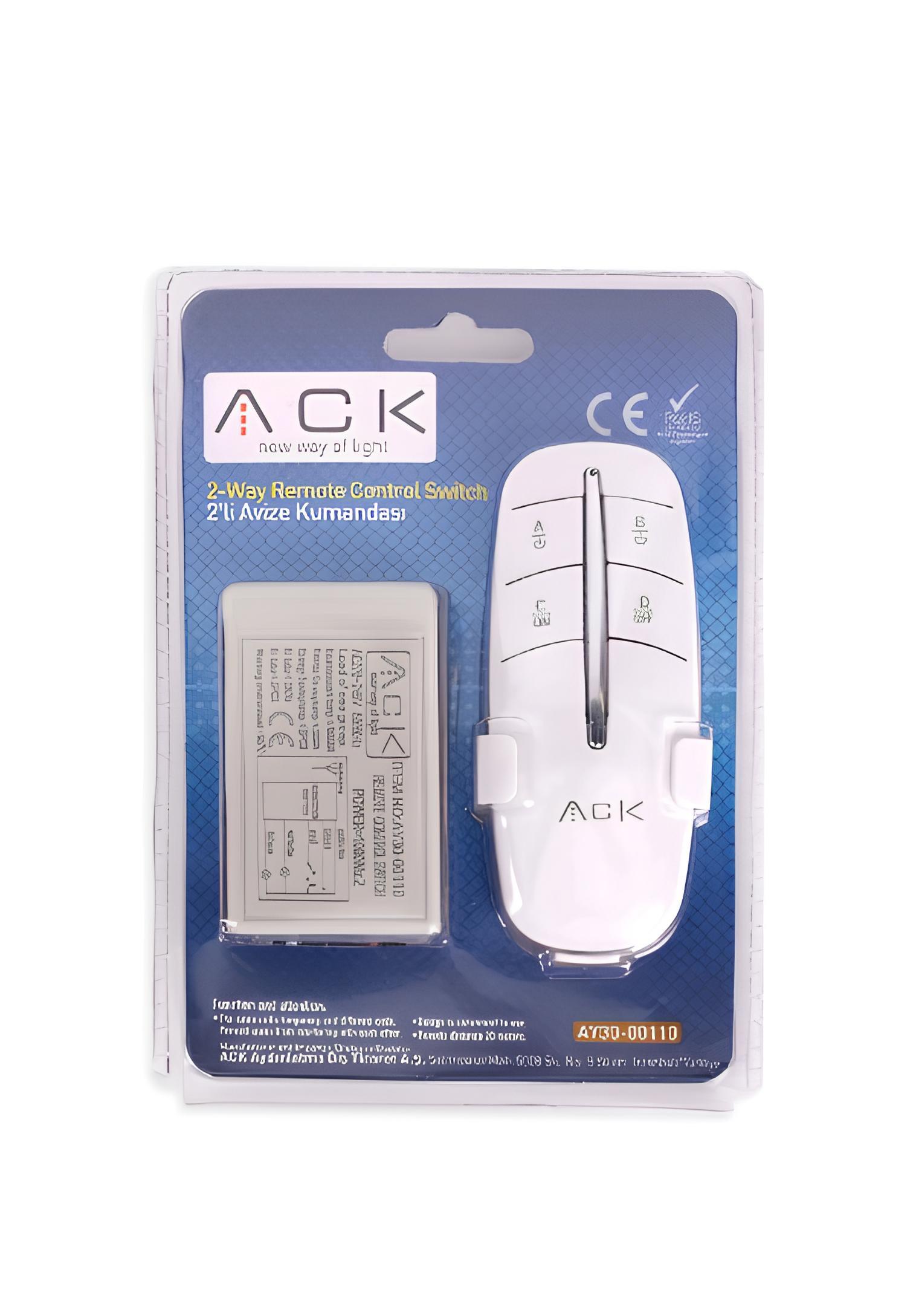 Ack 2'li Avize Kumandası AY30-00110