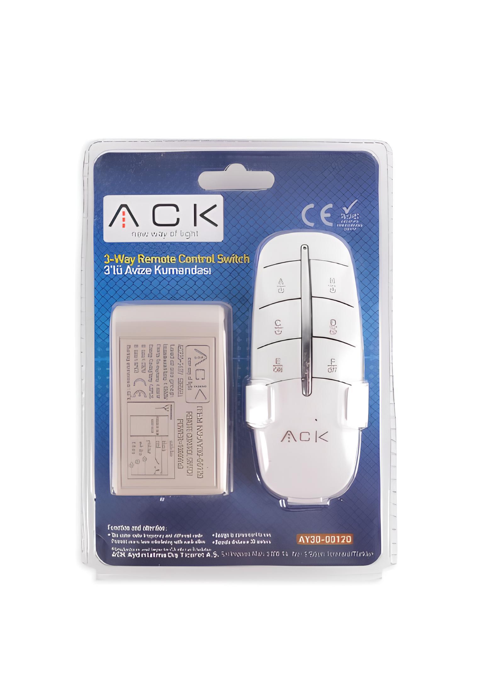 Ack 3'lü Avize Kumandası AY30-00120