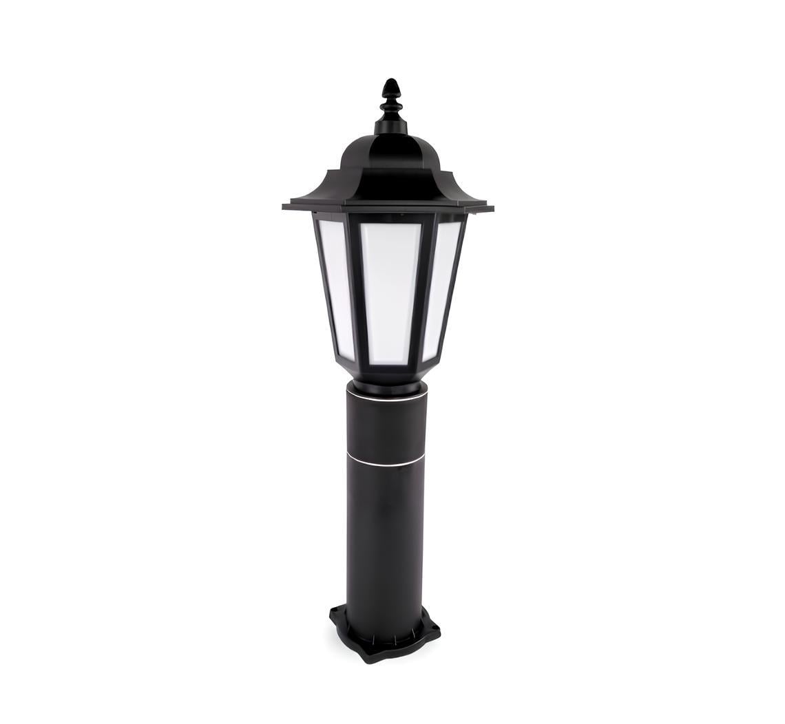 Ack 60 cm Perge Pc E27 Bahçe Direk Armatürü Siyah Kasa AG57-05121