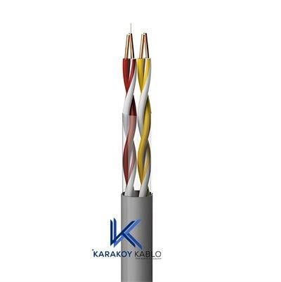 Dörtler PD-PAP Yer Altı 4 Çift Bakır Telefon Kablosu