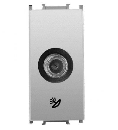 Panasonic Thea Modüler Metalik Beyaz Uydu Prizi F Konnektörlü Sonlu 1M Mekanizma + Kapak
