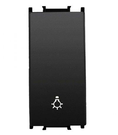 Panasonic Thea Modüler Siyah Light Anahtar 1M Mekanizma +  Kapak