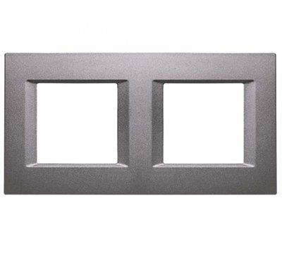 Panasonic Thea Optima Antrasit İkili 2x2 mm Çerçeve 