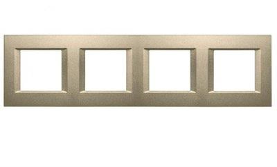 Panasonic Thea Optima Bronz Dörtlü 4x2 mm Çerçeve 