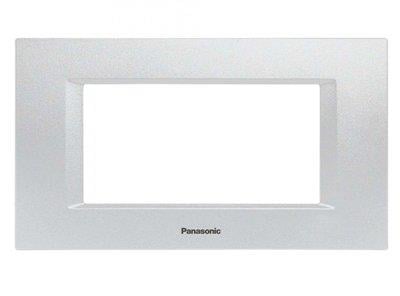 Panasonic Thea Optima Metalik Beyaz Tekli 4 mm Çerçeve 