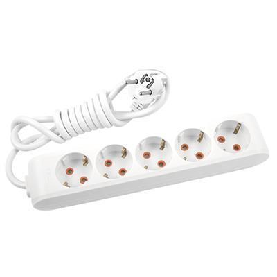 Viko Multi-let Beşli Priz Topraklı Kablolu Ç. K. 3 Metre Beyaz