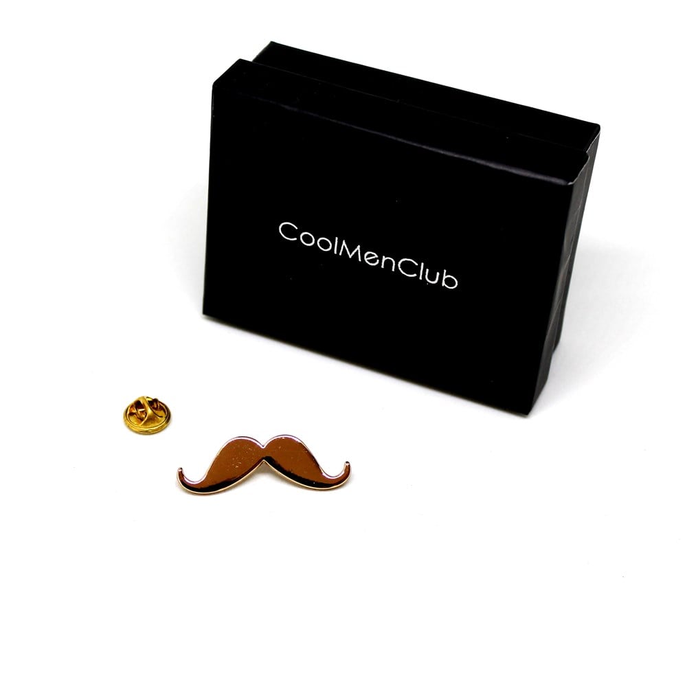 Bıyık Figürlü Broş