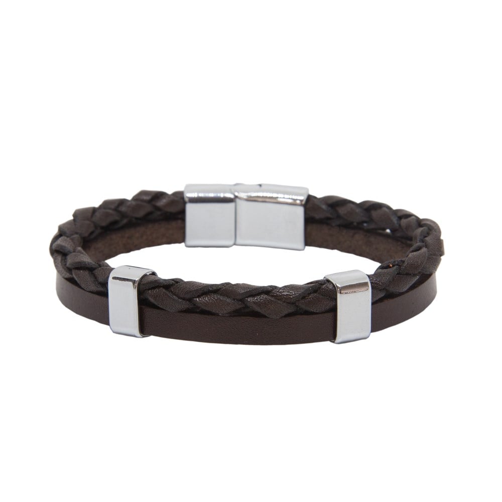 Çelik Deri Bileklik