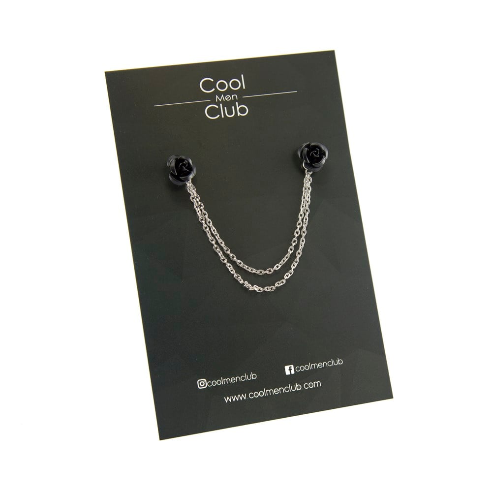 Çiçek Figürlü Yaka İğnesi