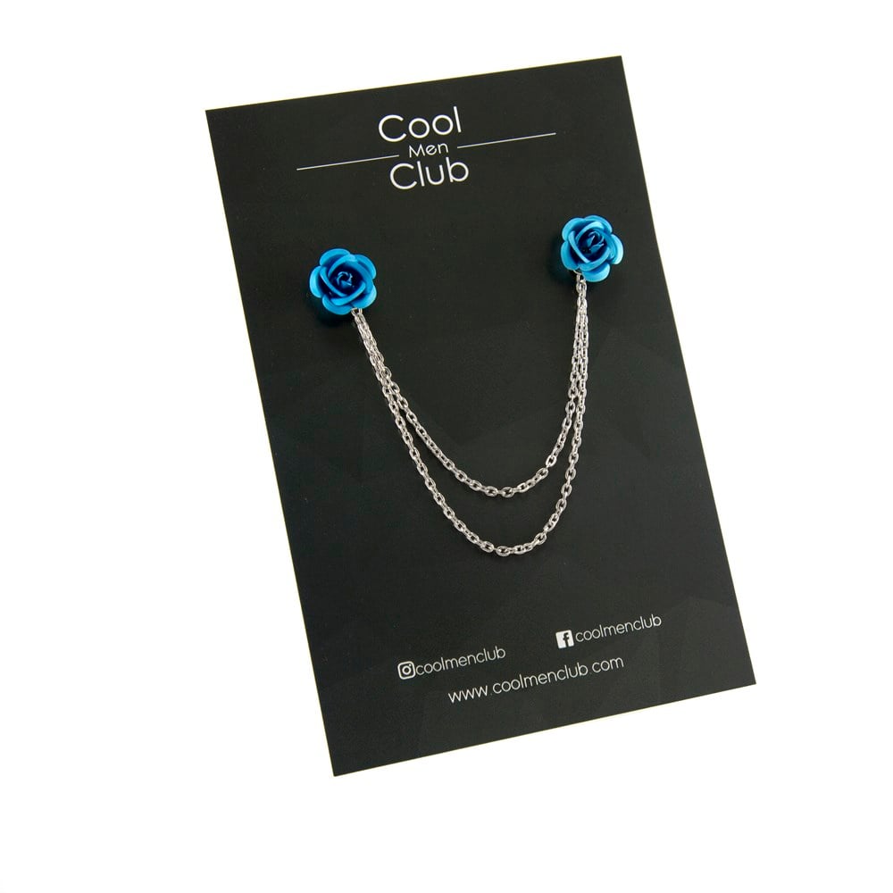 Çiçek Figürlü Yaka İğnesi