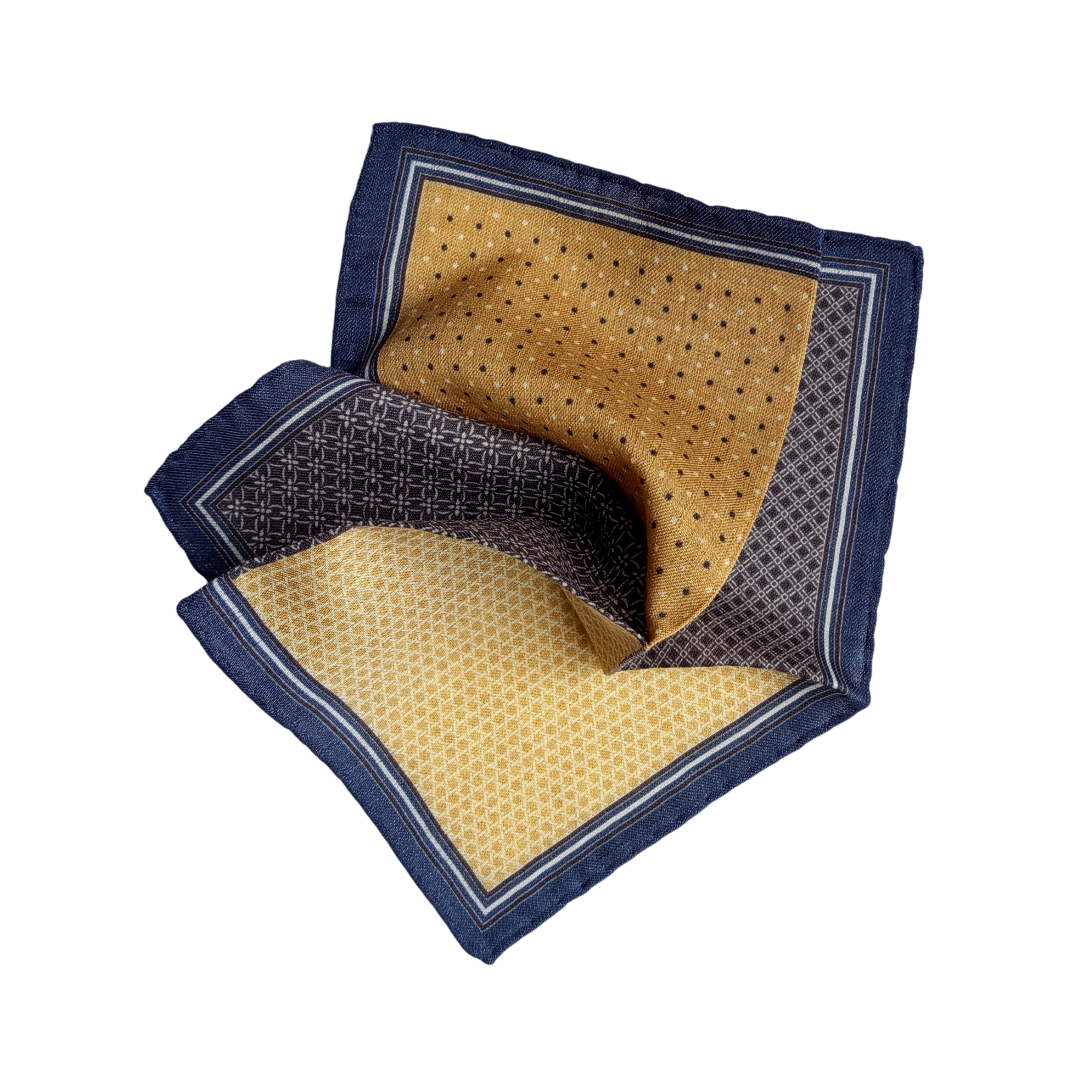 Cep MendiliCMC28104 Desenli Yün ve İpek Cep Mendili 