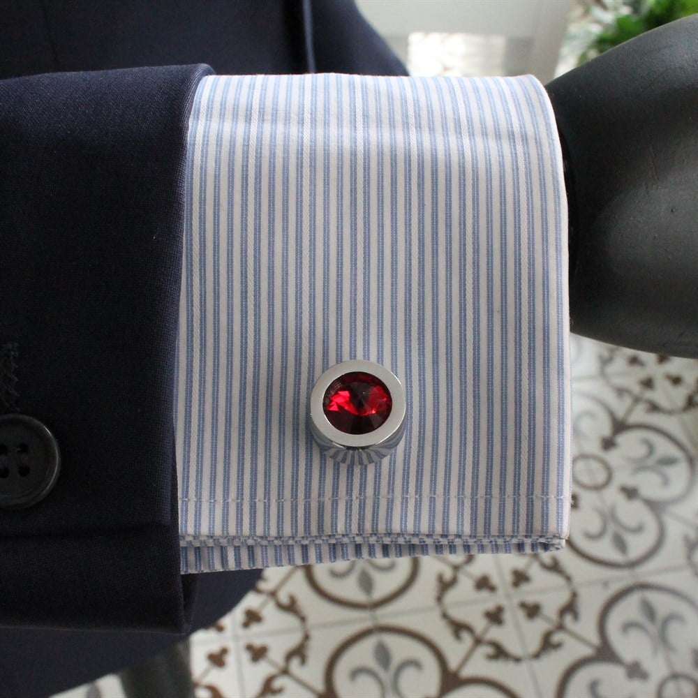 Kol DüğmesiCMC91205 Taşlı Klasik Kol Düğmesi 