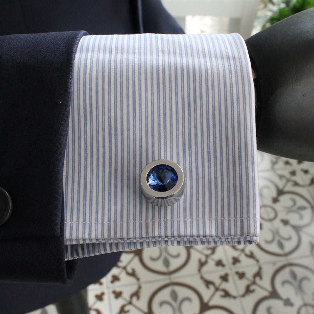 Kol DüğmesiCMC91205 Taşlı Klasik Kol Düğmesi 