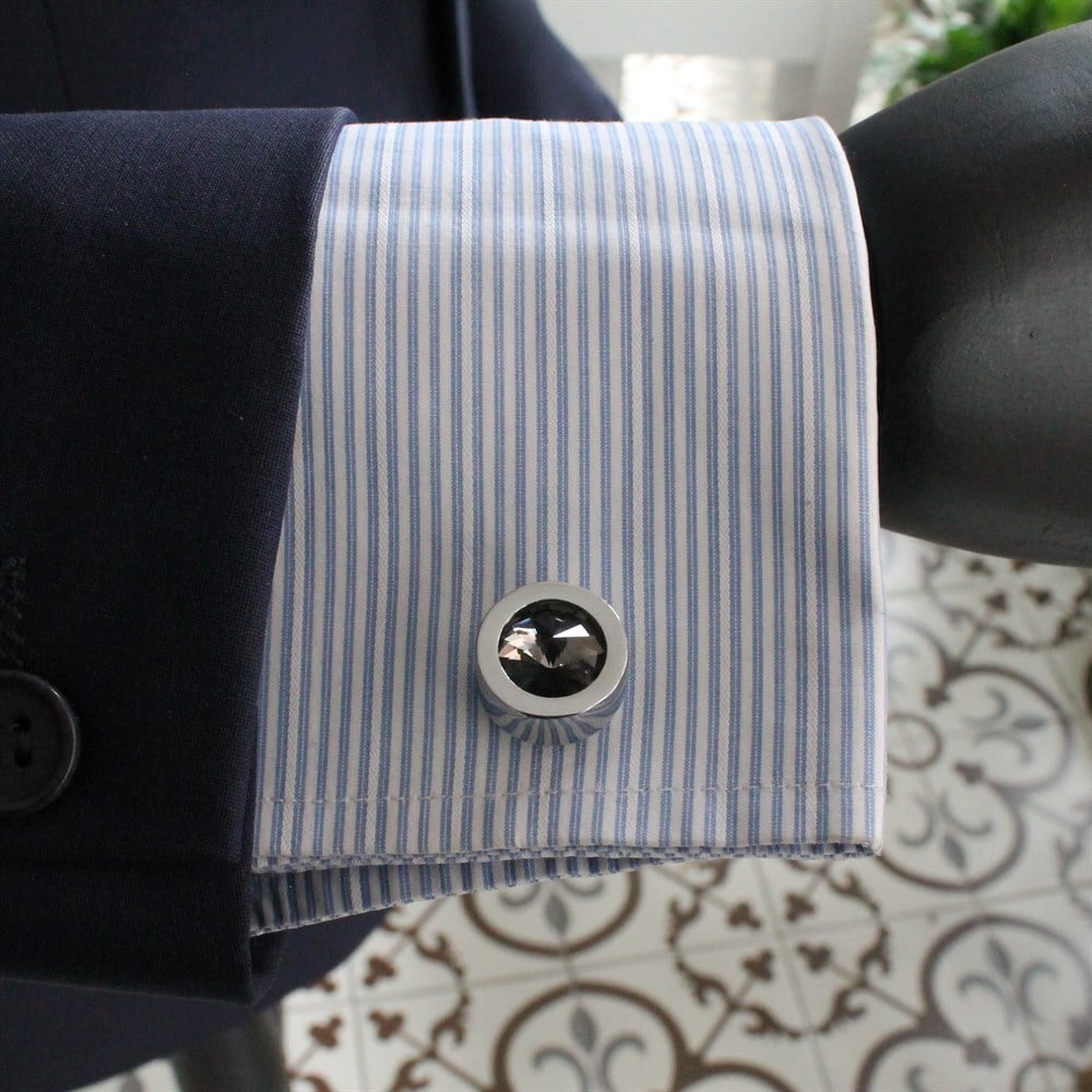 Kol DüğmesiCMC91205 Taşlı Klasik Kol Düğmesi 