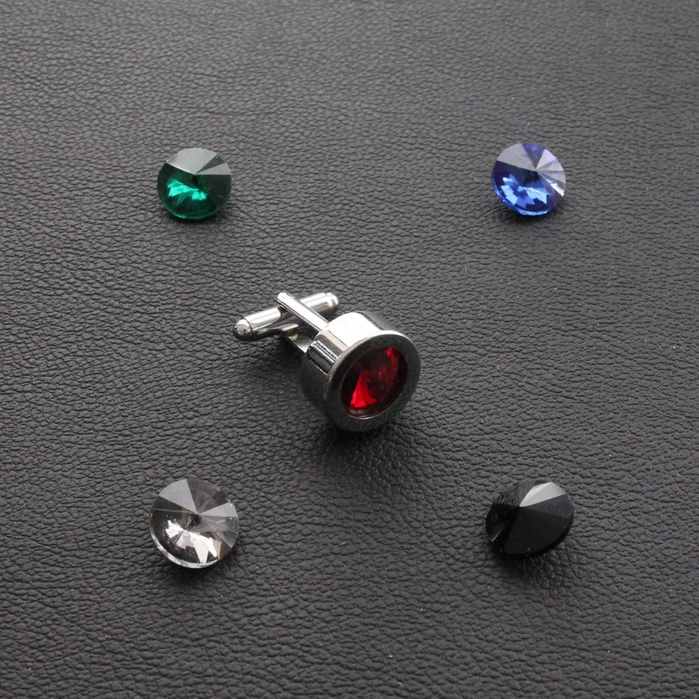 Kol DüğmesiCMC91205 Taşlı Klasik Kol Düğmesi 